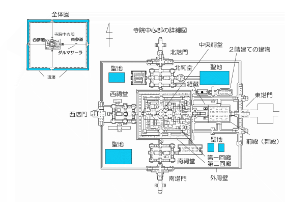 プリア・カン地図