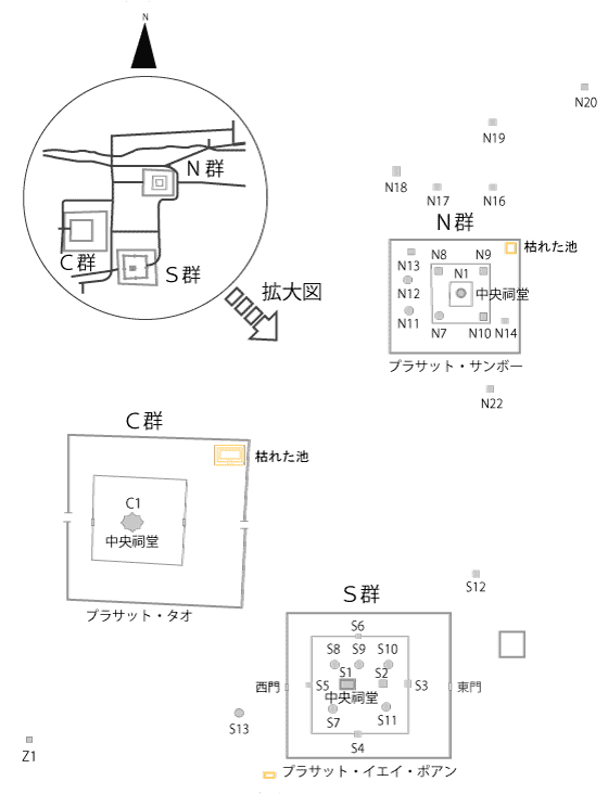 ソンボー・プレイ・クック地図
